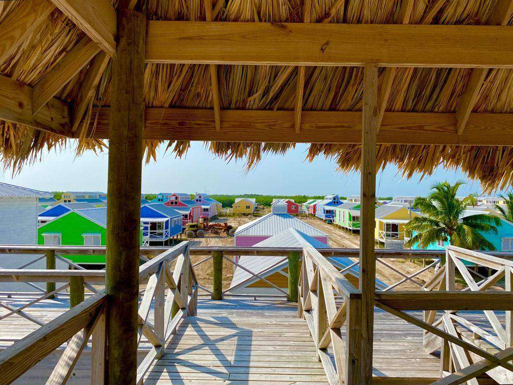 Pool courtyard — central gathering place at Isabella Caye